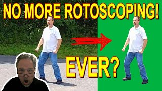 How to Rotoscope a Human Body in Less than Ten Minutes Using AI [upl. by Atterol]