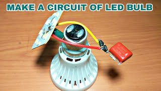 Make a circuit of LED BULB  Make a LED light Bulb [upl. by Cadmarr]