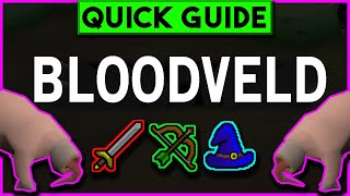 OSRS Bloodveld Slayer Guide  Melee  Ranged  Magic  Quick Guide 2018 [upl. by Sheri]