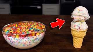 150 Calorie Pints of Ice Cream  Cereal Edition  3 Ways [upl. by Eatnod]