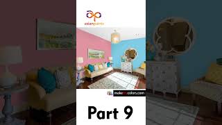 1000 Asian Paints color combinations Part 9 colorfulinteriors interiordesign asianpaints [upl. by Kalle]