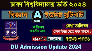 Dhaka University admission Circular 2024DU ka unit Admission Circular 202324DU Admission Apply [upl. by Wartow]