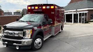 CFD EGampMD341 responding HOT for a cardiac arrest [upl. by Nahgiem]