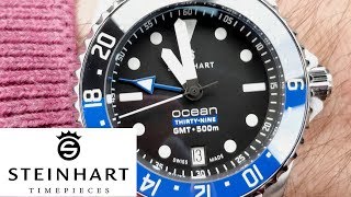 Steinhart Ocean 39 GMT Premium 500  ByeByeWatch  4K [upl. by Jerrine591]