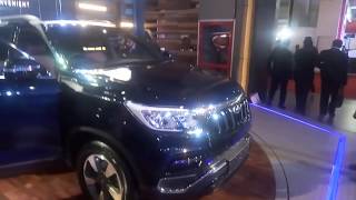 Mahindra G4 Rexton  First Look  Auto Expo 2018 LIVE  Motown india [upl. by Ecnarrot]