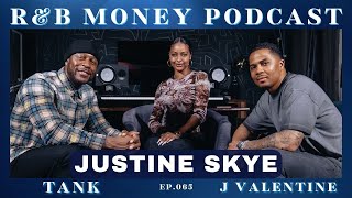 Justine Skye • RampB MONEY Podcast • Ep065 [upl. by Sabra]