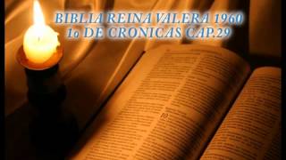 Biblia HabladaBIBLIA REINA VALERA 19601o DE CRONICAS CAP29 [upl. by Nehttam]