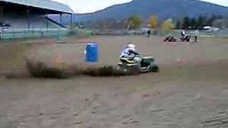 lawn mower racing in BC what a blast [upl. by Anelas]