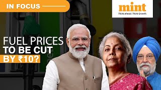 Massive Cut In Petrol Diesel Prices Soon Modi Govt Mulling PrePoll Sop  Report [upl. by Notsirt]