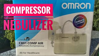 OMRON Comp Air NEC801 Compressor Nebulizer Healthcare 4K UltraHD [upl. by Daile]