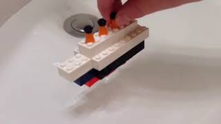 LEGO Titanic sinking like Britannic MOST VIEWED VIDEO [upl. by Aivitnahs]