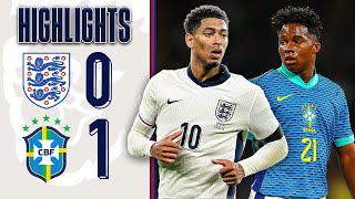 England 01 Brazil  Endrick Scores Late Winner  Highlights [upl. by Bakeman]