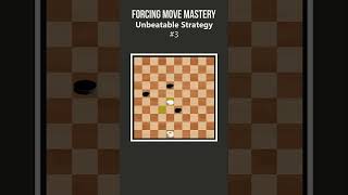 Mastering Draughts Forcing Moves  Another Unbeatable Strategy shorts [upl. by Afnin496]