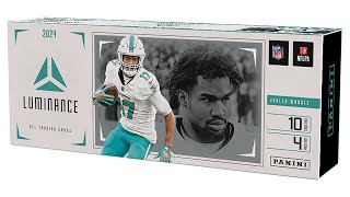 092624  eBay  8 PM CDT  2024 Panini Luminance Football 4 Box Break [upl. by Airdnekal]