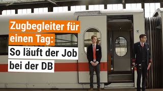 BerufeCheck Deutsche Bahn Ein Tag als Zugbegleiter im ICE  Orange by Handelsblatt [upl. by Nilde]