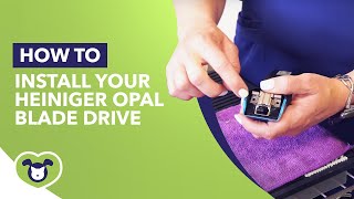 How to Install Your Heiniger Opal Blade Drive amp Blade Lock [upl. by Aneele]