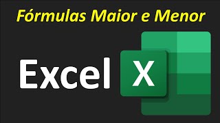 Excel Fórmulas Maior e Menor [upl. by Vinay]