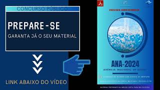 Apostila ANA Especialidade 2 Recursos Hídricos 2024 [upl. by Siffre]