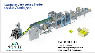 Automated Case Packers for Pouches  Automatic Case Packer [upl. by Sung322]