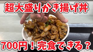 激安爆盛りかき揚げ丼！挑戦してみね！ [upl. by Ettennyl341]