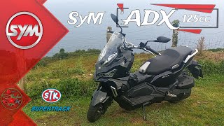 SYM ADX 125  La Crossover de la marca Taiwanesa 125 review motovlog motorcycle [upl. by Prober]