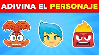 Adivina los personajes de INTENSAMENTE 2 con emojis 😁😭😱🤢😡 INSIDE OUT 2 [upl. by Charbonnier706]