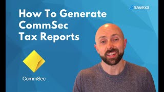 How To Generate CommSec Tax Reports [upl. by Nosnibor]