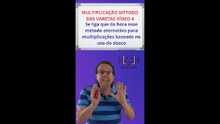 Multiplicação Método das Varetas Vídeo 4 com Jeff Pezeta [upl. by Geoff]