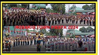 ROSARIO TOWN FIESTA 2024MARCHING BANDLATORRE [upl. by Nirrat]