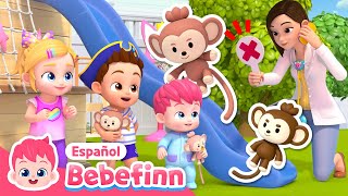 No Más Monos Saltando en la Cama🐵  Canciones Infantiles  Bebefinn en español [upl. by Saraann278]