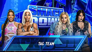 Bianca Belair amp Jade Cargill Vs Liv Morgan amp Rhea Ripley  Tag Team Match  WWE Smackdown Live [upl. by Favianus]