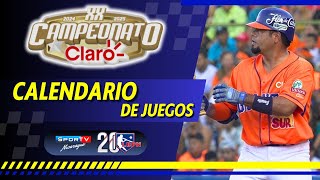 CALENDARIO DE JUEGOS Jornada 1 LBPN 2024 2025 Nicaragua [upl. by Hillman981]