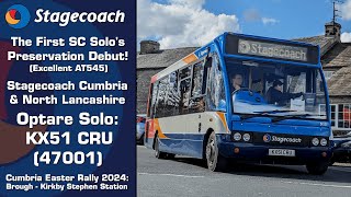 Excellent AT545 Stagecoach Cumbria amp North Lancs Optare Solo KX51 CRU [upl. by Prosser]