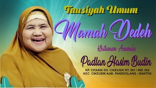 🔴Live Streaming Ceramah Mamah Dedeh dari Depok  Tasyakuran Walimatul Khitan Padlan Hasim Budin [upl. by Ayouqat]