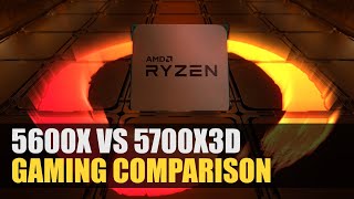 Ryzen 5600X vs Ryzen 5700X3D  Gaming Comparison [upl. by Davida]