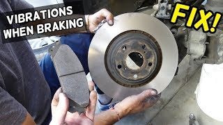 STEERING WHEEL VIBRATIONS WHEN BRAKING FIX [upl. by Osborne491]