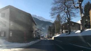 Vals Graubünden Surselva SchweizSwissSwizerland driving  fahren [upl. by Auehsoj]