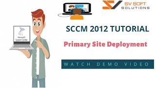 MICROSOFT SCCM Tutorial  System Center 2012 Primary Site Deployment [upl. by Baxy]