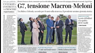 RASSEGNA STAMPA 14 GIUGNO 2024 QUOTIDIANI NAZIONALI ITALIANI PRIME PAGINE DEI GIORNALI DI OGGI [upl. by Padriac164]