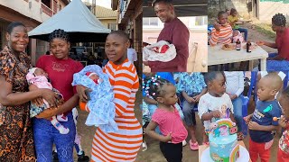 NEW BORN BABY NAMING CEREMONY IN ASABA DELTA STATE NIGERIA🇳🇬BIRTHDAY PARTY 🎊 [upl. by Elvira]