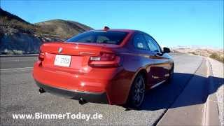 BMW M235i Sound und TachoVideo vom 2er F22 [upl. by Nealah]