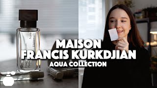 MAISON FRANCIS KURKDJIAN  Aqua Collection Media Universalis Celestia Vitae [upl. by Eeryt]