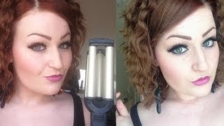 Babyliss Wave Envy on Short Hair Tutorial [upl. by Leona]