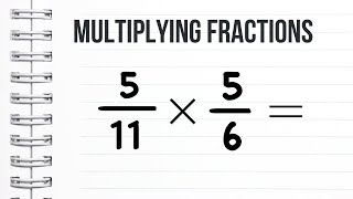 Multiplying Fractions  How to multiply fractions  basic and cancellation method [upl. by Grange]