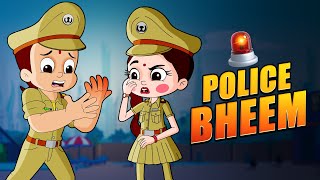 Chhota Bheem  Police Bheem  Cartoons for Kids  Fun Kids Videos in Hindi [upl. by Naujak]