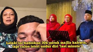 Live Pengantin Lelaki Dan Ibu Beri Penjelasan Isu Tak Jadi Kahwin [upl. by Arutak]