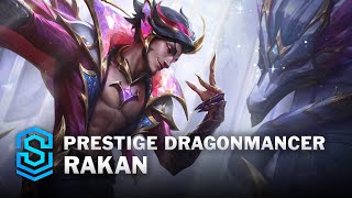 Prestige Dragonmancer Rakan Skin Spotlight  League of Legends [upl. by Llenwahs199]