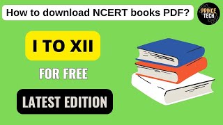 How To Download NCERT Books PDF  Free Books  PrinceTech01 [upl. by Alexander141]