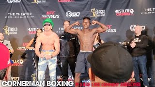 CALLUM WALSH VS DAUREN YELEUSSINOV MAIN EVENT amp UNDERCARD WEIGH IN FULL [upl. by Nennahs]