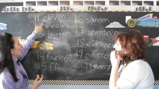 Lesson 14  Counting from 10 to 20  Learn English with Jennifer [upl. by Palila351]